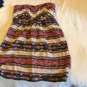 Strapless dress